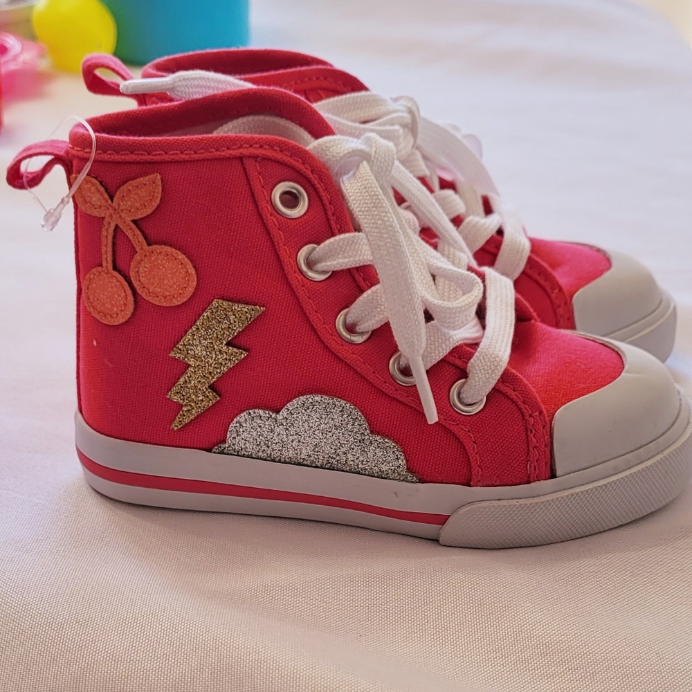 Fuschia high top Gymboree sneakers